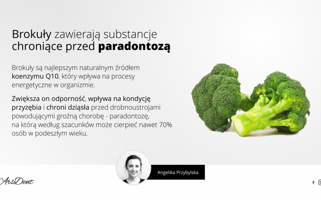 Brokuły zawierają substancje chroniące przed paradontozą